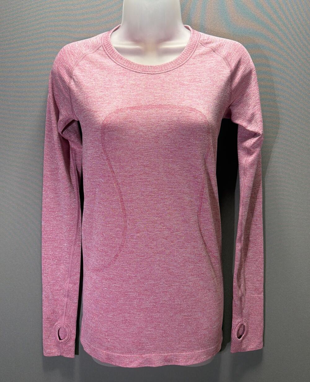 Lululemon Swiftly Tech Long Sleeve 2.0 Silverescent Size 6 POME/PKPI 26054 NWOT
